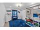 ' bedroom with bunk beds and a superhero theme at 2225 Versailles Ct, Henderson, NV 89074