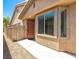 Exterior of a home featuring a small fenced yard at 3709 Citrus Heights Ave, North Las Vegas, NV 89081