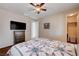 Charming bedroom with ceiling fan and spacious closet at 2452 Blair Castle St, Henderson, NV 89044
