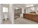 Bathroom with shower, toilet and vanity at 6360 Stag Hollow Ct, Las Vegas, NV 89139