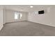 Bright and airy bedroom with large window and ceiling fan at 6360 Stag Hollow Ct, Las Vegas, NV 89139