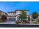 Stunning two-story home with landscaped yard and attached garage at 298 Calgrove St, Las Vegas, NV 89138