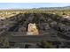 Aerial view showing a house's location within a residential neighborhood at 7044 Morales Cir, Las Vegas, NV 89119