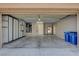 Garage features storage cabinets, shelving, and epoxy floors at 8805 Litchfield Ave, Las Vegas, NV 89134