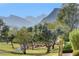Picturesque golf course view with mountains in the background at 8805 Litchfield Ave, Las Vegas, NV 89134