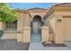 House front with decorative gate and entryway at 8805 Litchfield Ave, Las Vegas, NV 89134
