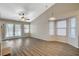 Open living area with lots of natural light and vaulted ceilings at 8805 Litchfield Ave, Las Vegas, NV 89134