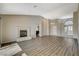 Spacious living room with wood floors, a fireplace and plenty of natural light at 8805 Litchfield Ave, Las Vegas, NV 89134