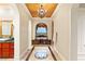 Spa-like bathroom with soaking tub and decorative tile at 10308 Rocky Mesa Ct, Las Vegas, NV 89144