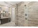 Modern bathroom with a large walk-in shower at 12456 Edinburgh Cask Ave, Las Vegas, NV 89138