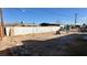 Large backyard with a block wall at 1924 Hart Ave, North Las Vegas, NV 89032