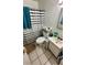 Clean bathroom with a shower/tub and vanity at 1924 Hart Ave, North Las Vegas, NV 89032