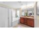 Elegant bathroom with double vanity, soaking tub, and shower at 1932 Barrow Glen Ct, North Las Vegas, NV 89084