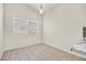 Casual dining area off kitchen with a window and pendant lights at 2005 Ona Marie Ave, North Las Vegas, NV 89032