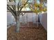 Backyard features a covered patio and a storage shed at 2108 Buckeye Reef St, Henderson, NV 89002