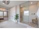 Bathroom with large walk-in shower and tiled floor at 3267 Royal Fortune Dr, Las Vegas, NV 89141