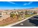 Community playground and pool with distant mountain views at 3267 Royal Fortune Dr, Las Vegas, NV 89141