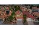 Beautiful home with well-maintained landscaping, a terracotta tile roof, and solar panels at 3320 Haven Beach Way, Las Vegas, NV 89117