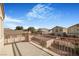 Private balcony with views of the surrounding neighborhood at 3817 Bella Legato Ave, North Las Vegas, NV 89081