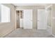 Spacious bedroom with large closet and neutral walls at 3817 Bella Legato Ave, North Las Vegas, NV 89081