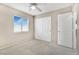 Spacious bedroom with double closets and a window at 3817 Bella Legato Ave, North Las Vegas, NV 89081