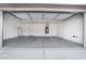 Clean and spacious garage with an open garage door at 3817 Bella Legato Ave, North Las Vegas, NV 89081