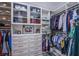 Large walk-in closet with ample shelving and hanging space at 5378 Pendini Point Ct, Las Vegas, NV 89141