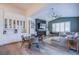 Casual dining area with a round table, chairs, and hardwood floors at 5378 Pendini Point Ct, Las Vegas, NV 89141