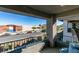 View from balcony showcasing street and community amenities at 6942 Alexandrite Peak St, Las Vegas, NV 89148