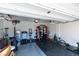 Garage with home gym, storage, and bikes at 6942 Alexandrite Peak St, Las Vegas, NV 89148