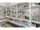 Well-stocked pantry with ample shelving for organized food storage at 8990 Rolling Pietra St, Las Vegas, NV 89166