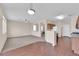 Kitchen and dining area with hardwood floors at 10646 Shifting Breeze Ave, Las Vegas, NV 89129