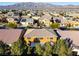 Aerial view of the house and its surroundings at 1313 Alamosa Ridge Ct, North Las Vegas, NV 89084