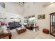 Living area featuring a high ceiling, recessed lighting and comfy seating at 7192 Polita Ct, Las Vegas, NV 89156