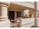 Private entry with stairs and wrought iron gate at 1013 Falconhead Ln # 101, Las Vegas, NV 89128