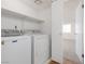 Convenient laundry room with washer and dryer included at 1013 Falconhead Ln # 101, Las Vegas, NV 89128