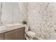 Modern bathroom with updated fixtures and a stylish tile design at 10270 Super Jovian St, Las Vegas, NV 89143