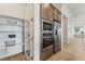 Well-organized pantry with ample shelving for kitchen storage at 10270 Super Jovian St, Las Vegas, NV 89143