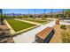 Bocce ball court with benches at 12457 Heritage Bend Dr, Las Vegas, NV 89138