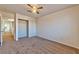 Spacious bedroom with walk-in closet and loft access at 1605 Calle Montery St, Las Vegas, NV 89117