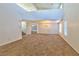 Spacious living room featuring high ceilings and a chandelier at 1605 Calle Montery St, Las Vegas, NV 89117