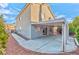 Covered patio extends from the back of house at 1605 Calle Montery St, Las Vegas, NV 89117