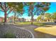 Landscaped grounds with walking path and picnic area at 2451 N Rainbow Blvd # 2144, Las Vegas, NV 89108