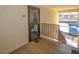 Building entry with a security door and a railing at 2451 N Rainbow Blvd # 2144, Las Vegas, NV 89108