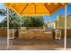 Outdoor brick BBQ grills under a canopy at 3111 Bel Air Dr # 4G, Las Vegas, NV 89109