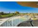 Balcony with stunning views of the city and golf course at 3111 Bel Air Dr # 4G, Las Vegas, NV 89109