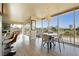 Bright dining area with city views and modern furniture at 3111 Bel Air Dr # 4G, Las Vegas, NV 89109