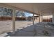 Covered patio area overlooking the backyard at 3883 Seedling Way, Las Vegas, NV 89115