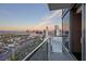 Stunning city views from private balcony at 4381 W Flamingo Rd # 5103, Las Vegas, NV 89103