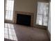 Living room featuring a fireplace and carpeted floors at 4801 Fiesta Lakes St, Las Vegas, NV 89130